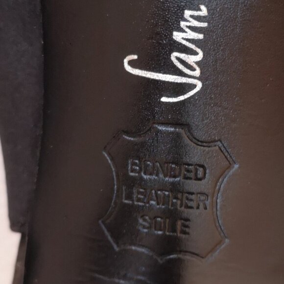 New in Box Sam & Libby Ladies Open Toe Black Sling Back Size 9M Sandals - Picture 8 of 11